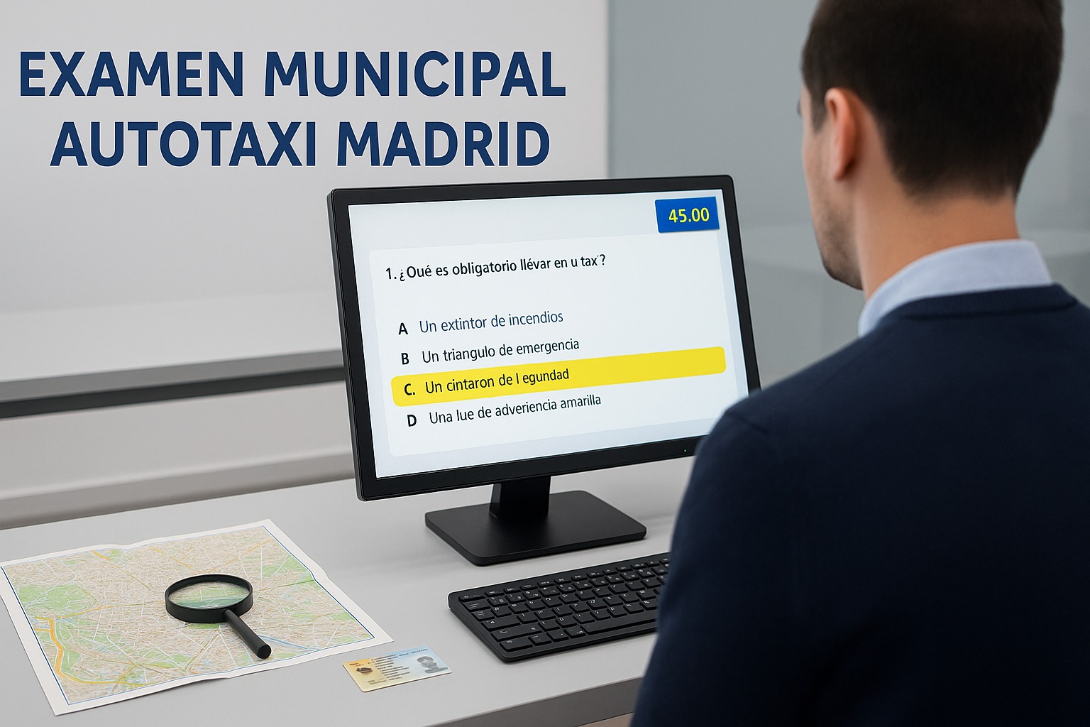 Taxi House examen para el permiso municipal de conductor de autotaxi