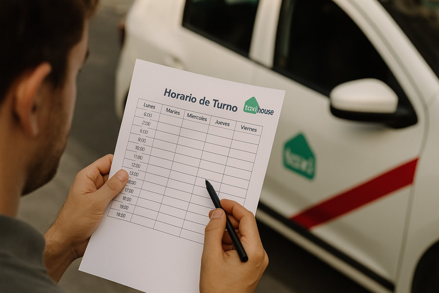 Descubre cómo se organizan los turnos de trabajo de los taxis en Madrid